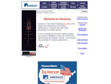 Tablet Screenshot of amerace.com